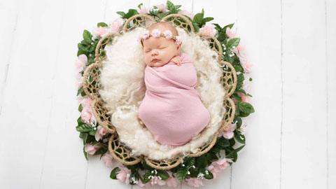 Newborn photo retouch